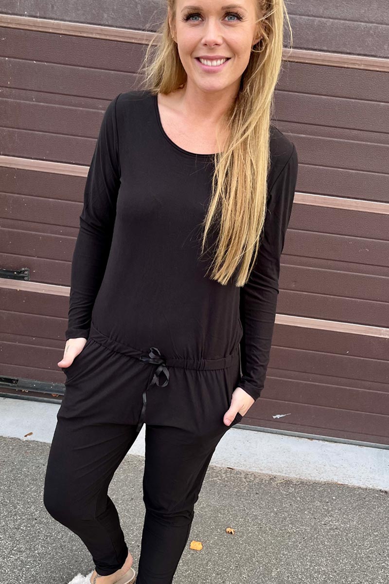 Alma LS Jumpsuit | Black | Buksedragt fra Liberté - Image 5