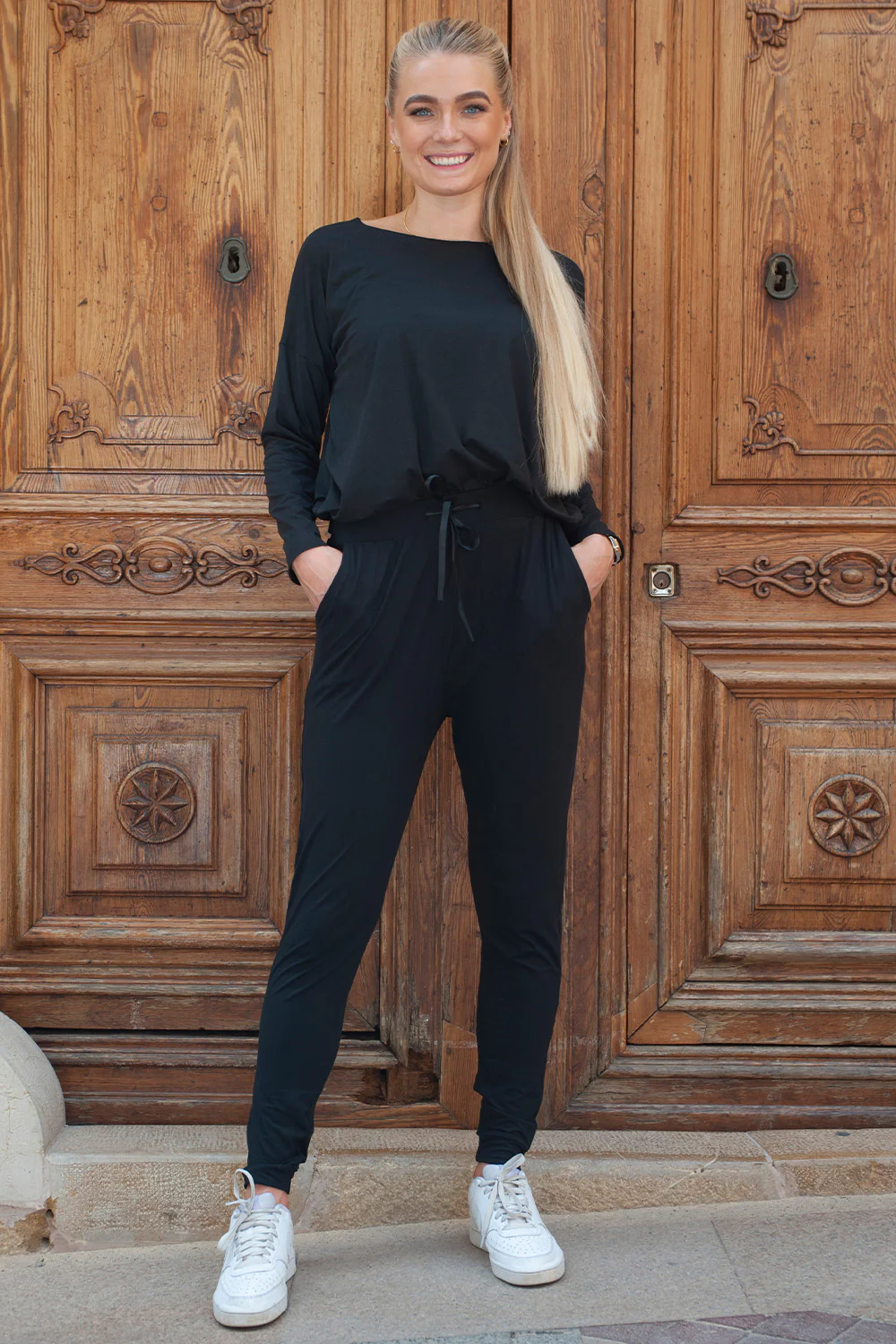 Alma Pants | Sorte | Bløde bukser fra Liberté Essentiel - Image 9