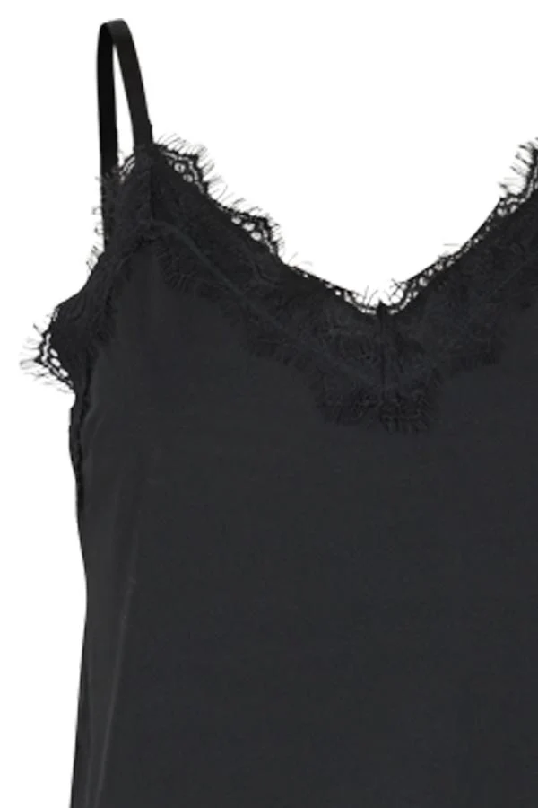 Bicco ST Dress | Sort | Strop underkjole fra Freequent - Image 4