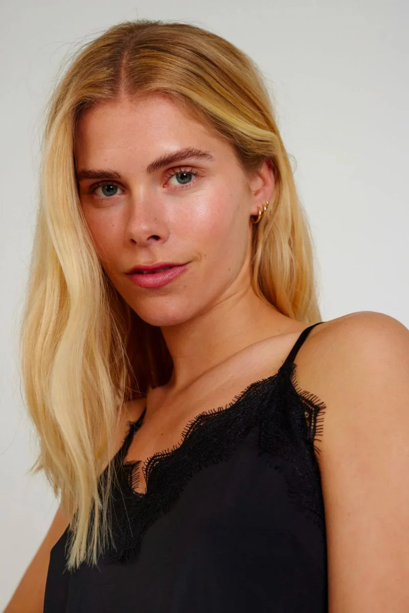 Bicco ST Dress | Sort | Strop underkjole fra Freequent - Image 5