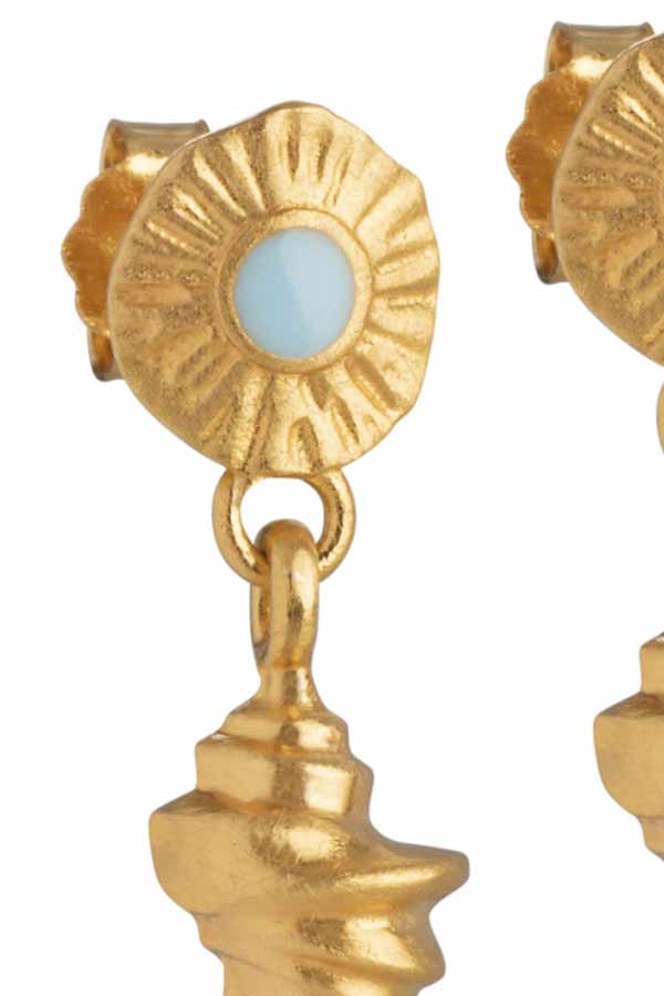 Blue Shell | Øreringe fra Enamel - Image 3