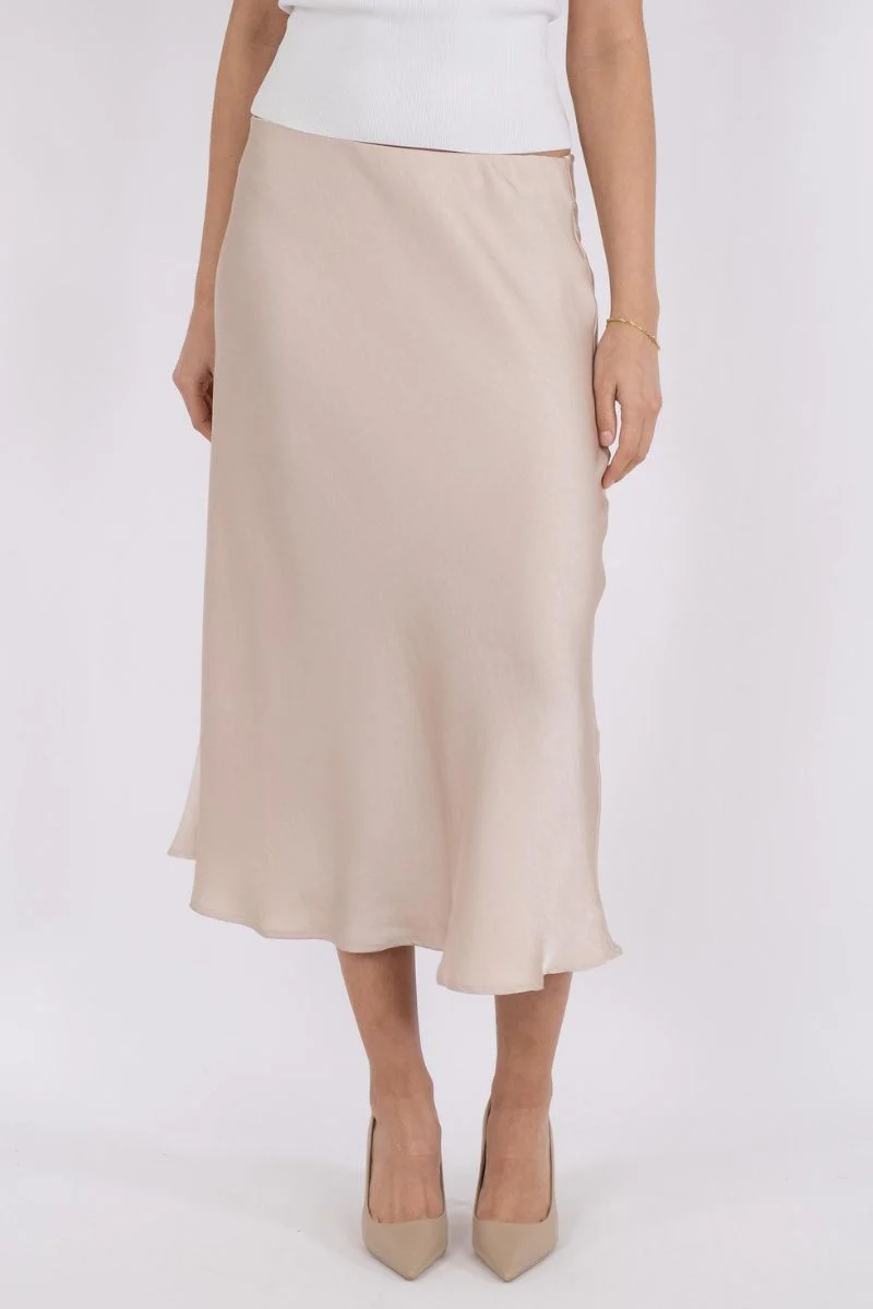 Bovary Skirt | Champagne | Nederdel fra Neo Noir - Image 4