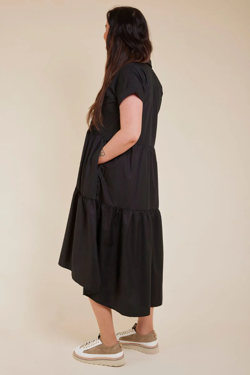 Ilona Shirt Dress | Sort | Kjole fra Liberté - Image 12