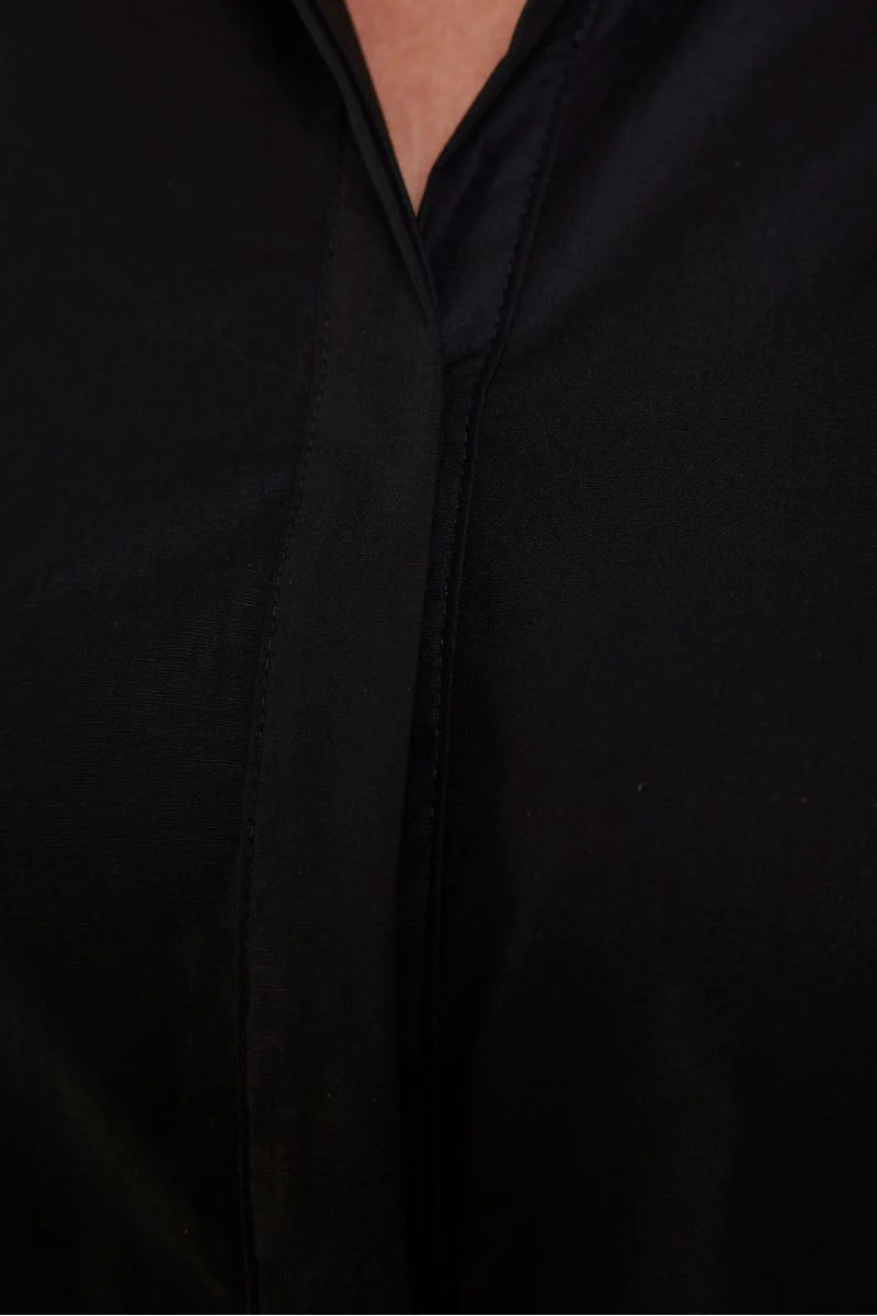 Ilona Shirt Dress | Sort | Kjole fra Liberté - Image 7