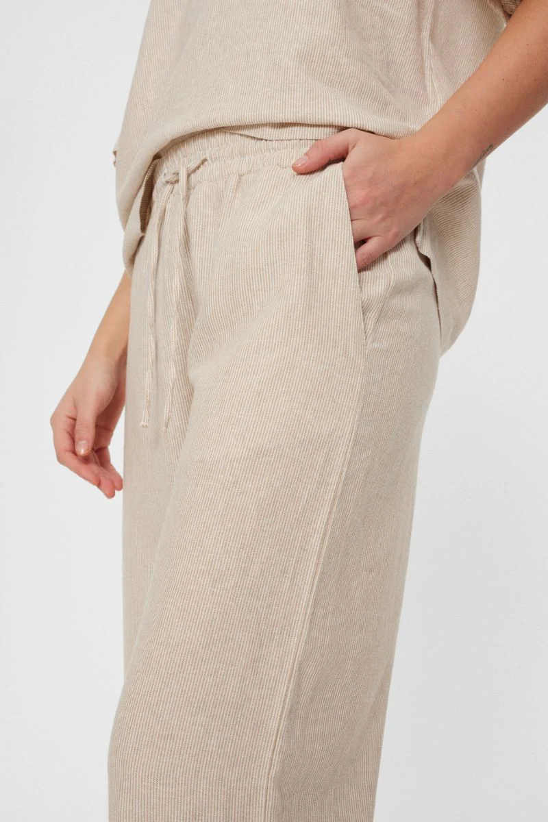 Lava Pant | Simply Taupe W. Off-White | Bukser fra Freequent - Image 9