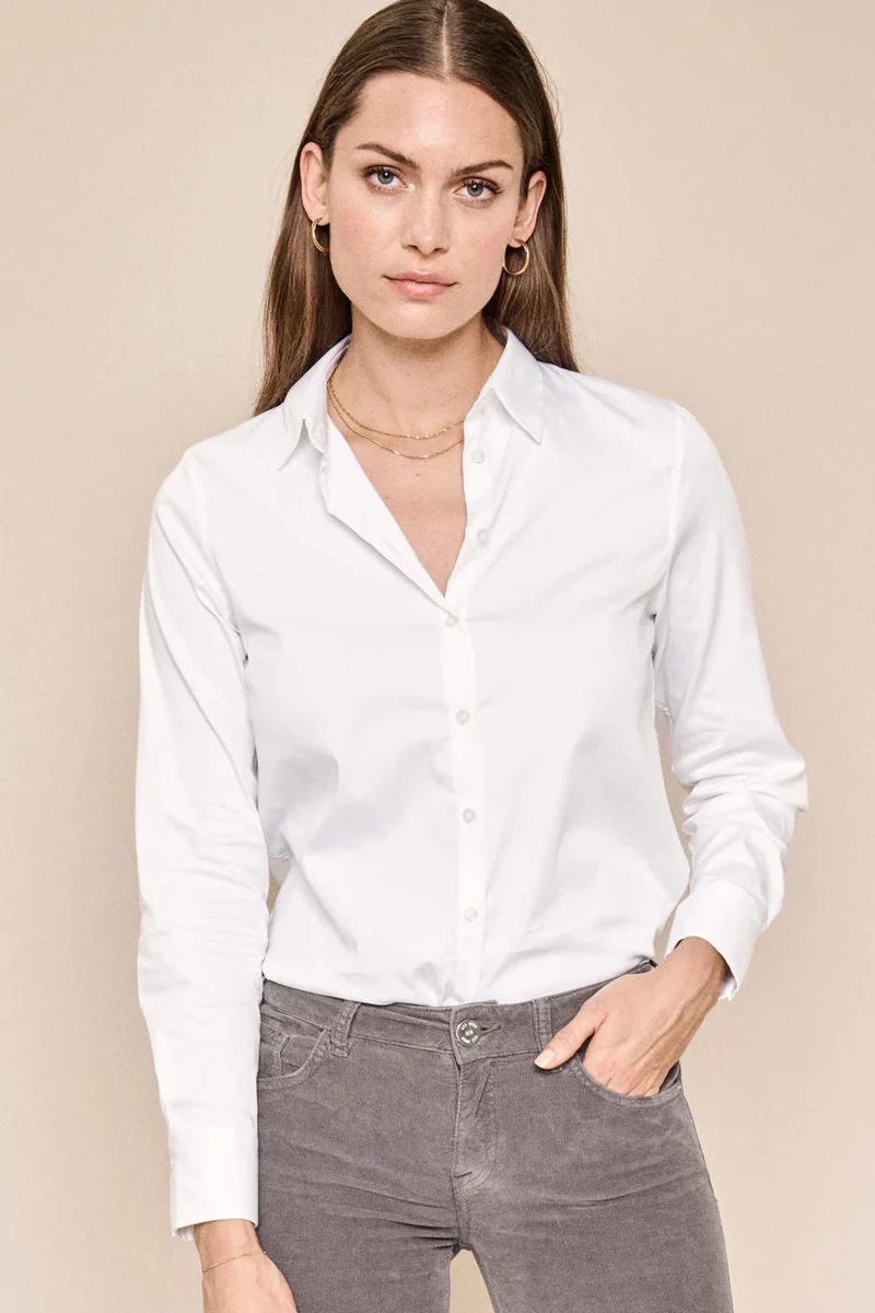 Martina Shirt | Hvid | Skjorte fra Mos Mosh - Image 10