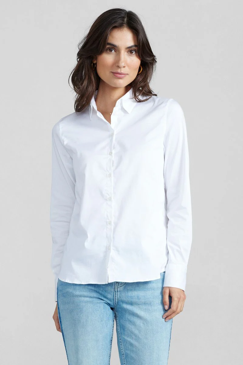 Martina Shirt | Hvid | Skjorte fra Mos Mosh - Image 12