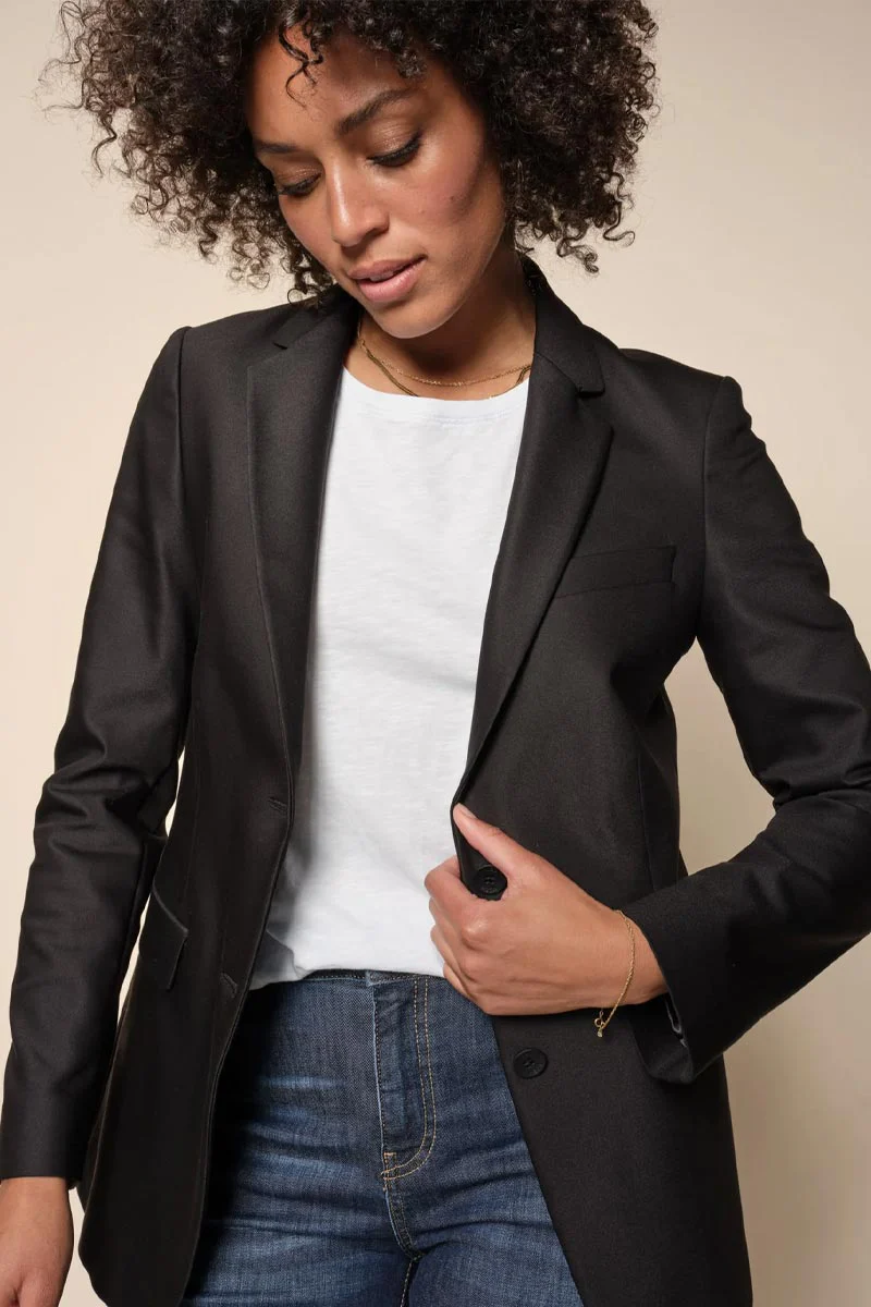 Mary Night Blazer | Black | Blazer fra Mos Mosh - Image 14