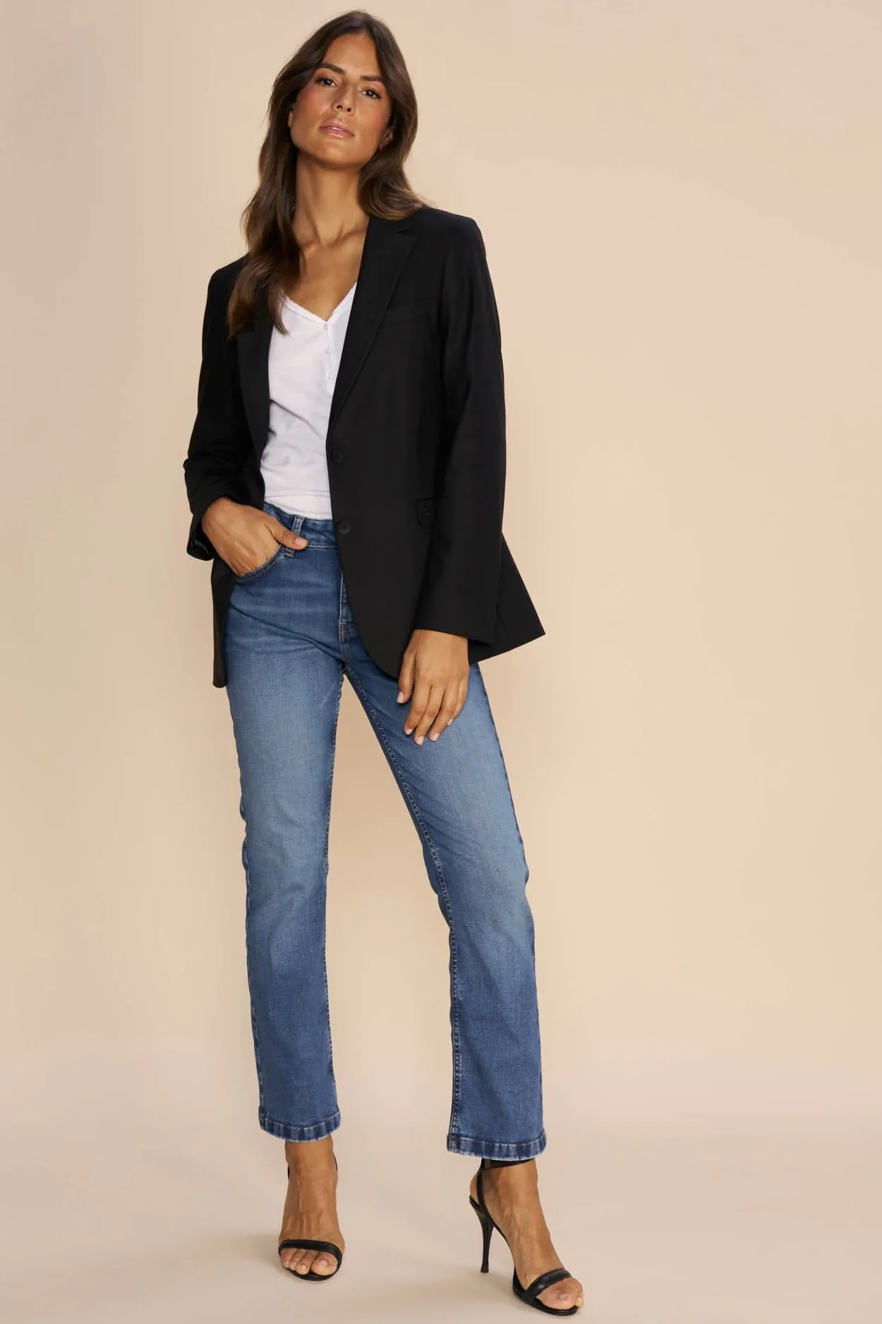 Mary Night Blazer | Black | Blazer fra Mos Mosh - Image 16