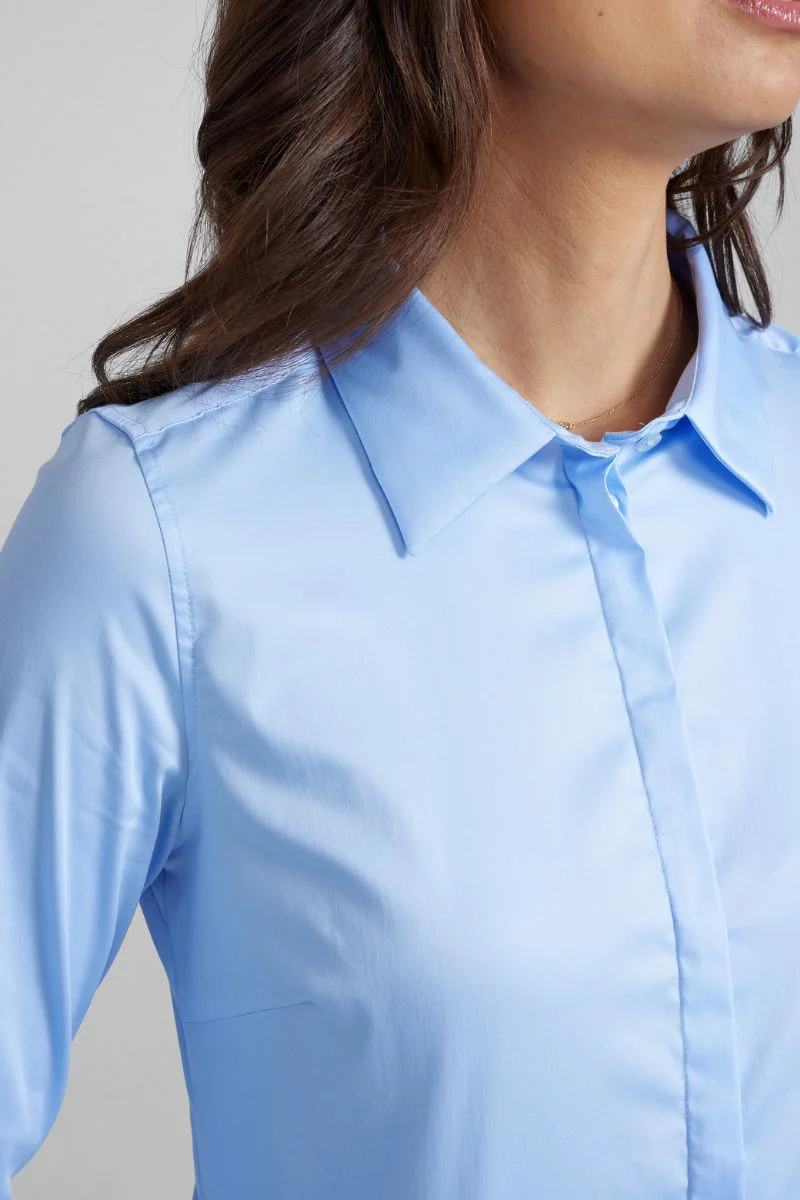 Mattie Flip Shirt | Light Blue | Shirts fra Mos Mosh - Image 7