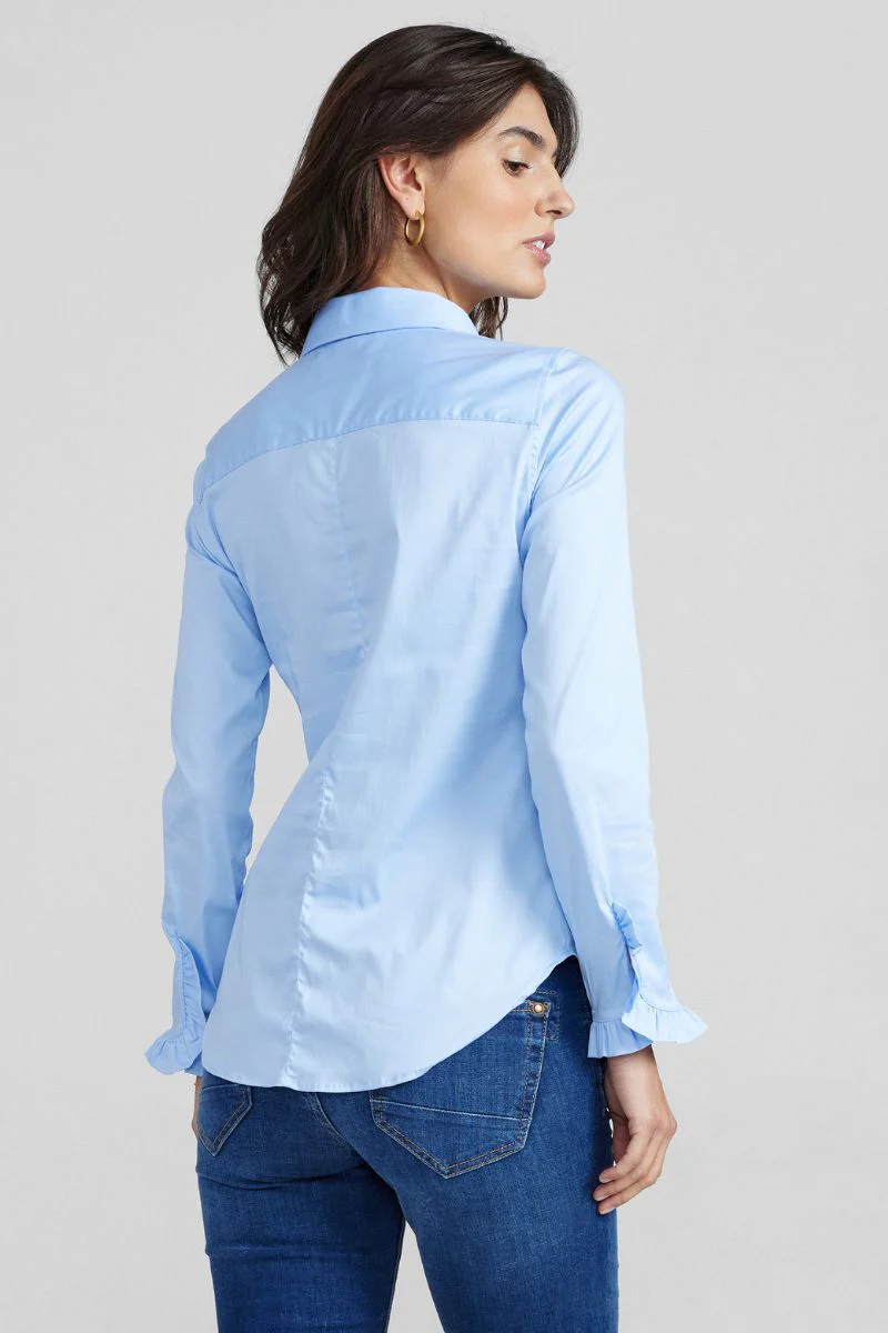 Mattie Flip Shirt | Light Blue | Shirts fra Mos Mosh - Image 9