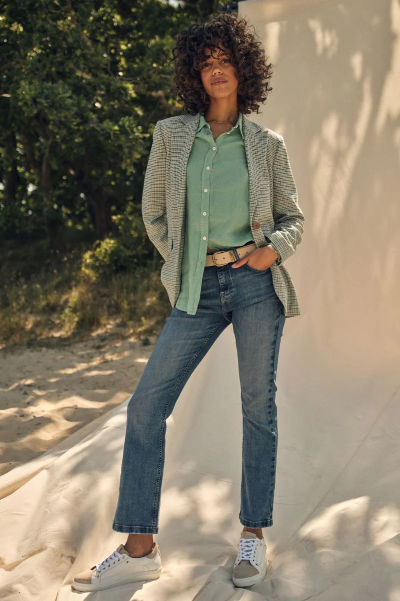 Ashley Imera Jeans Ankle | Blue | Jeans fra Mos Mosh - Image 12