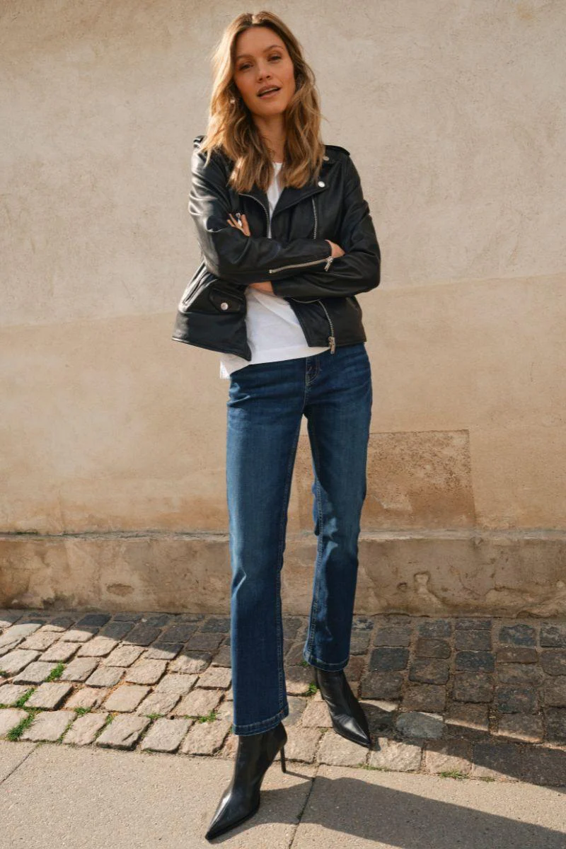 Ashley Imera Jeans Ankle | Blue | Jeans fra Mos Mosh - Image 20