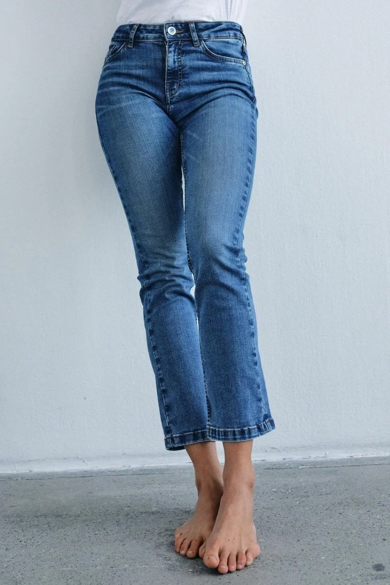 Ashley Imera Jeans Ankle | Blue | Jeans fra Mos Mosh - Image 3