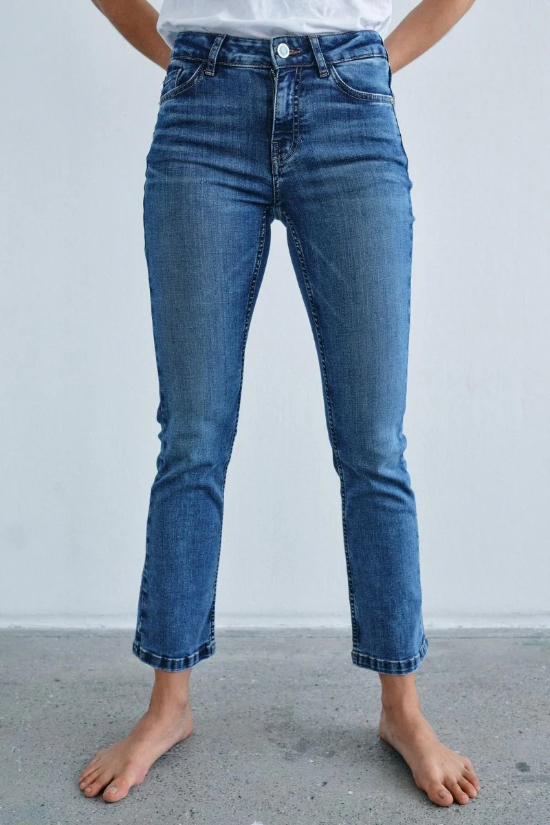 Ashley Imera Jeans Ankle | Blue | Jeans fra Mos Mosh - Image 5