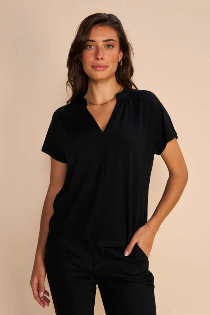Shira Tee | Black | T-shirt fra Mos Mosh - Image 4