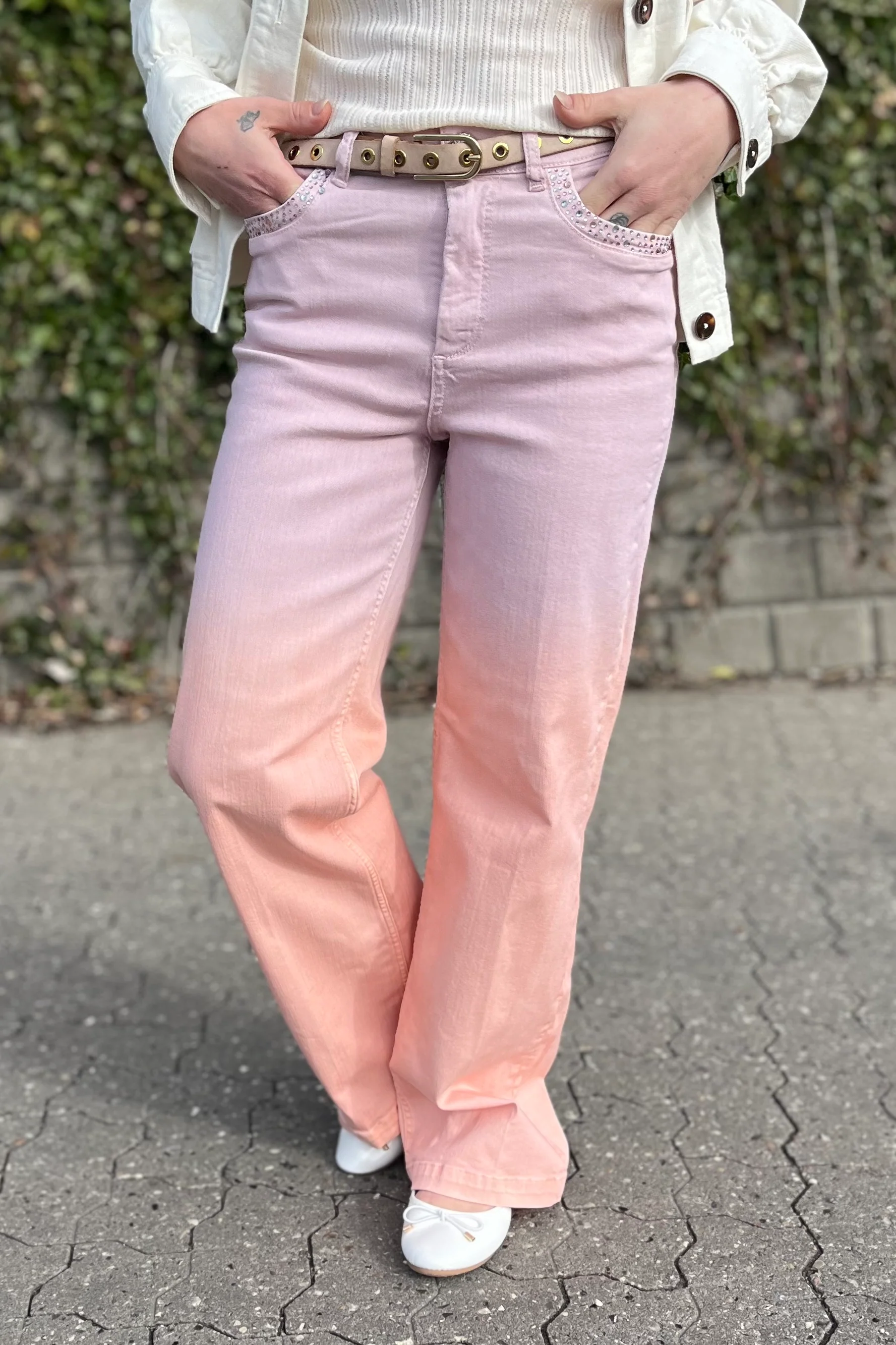 Sp Arhny Fade Pants | Silver Pink | Bukser fra Mos Mosh - Image 7