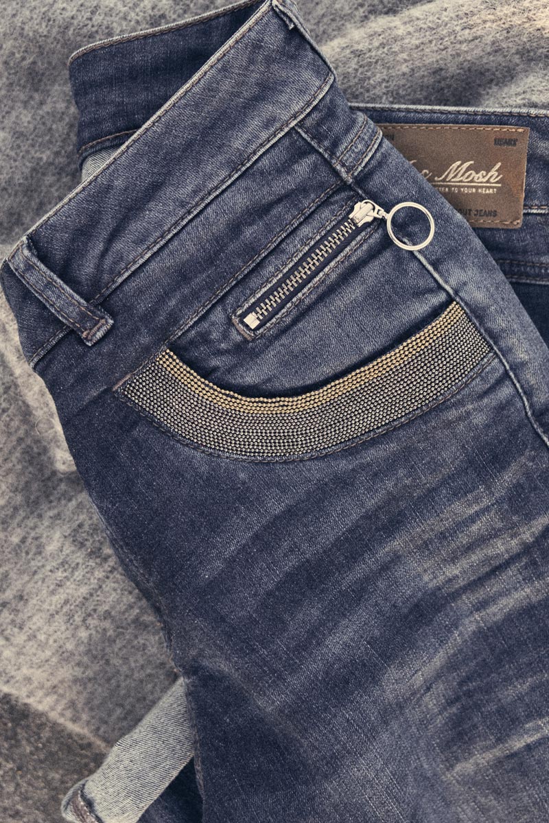 Naomi Shade Blue Jeans | Blue | Jeans fra Mos Mosh - Image 10