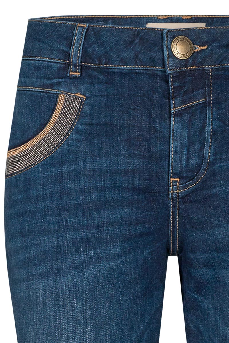 Naomi Shade Blue Jeans | Blue | Jeans fra Mos Mosh - Image 8