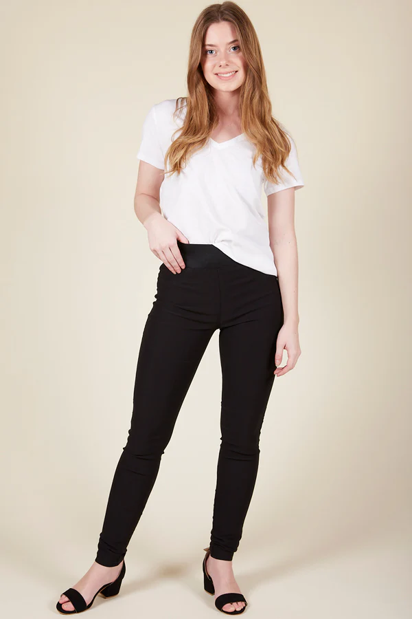 SHANTAL PA POWER | Black | Sorte bukser fra FREEQUENT - Image 5