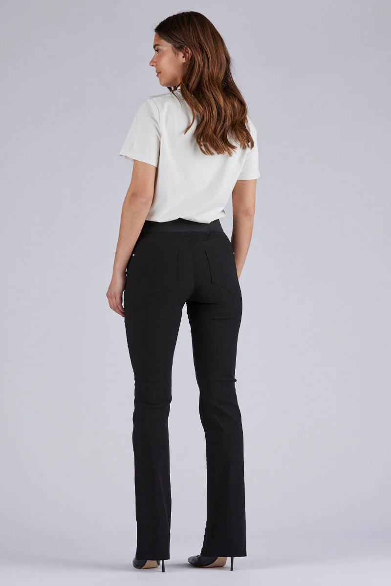 Shantal Pa Bootcut Power | Sort | Bukser fra Freequent - Image 4