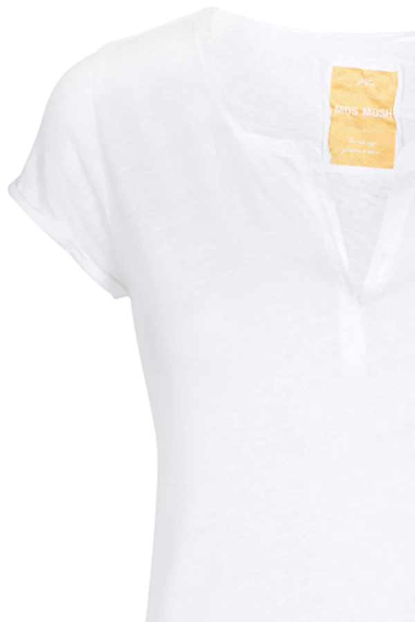Troy Tee SS | White | T-shirt fra Mos Mosh - Image 5